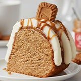 A slice of Biscoff® Cookie Butter Cake